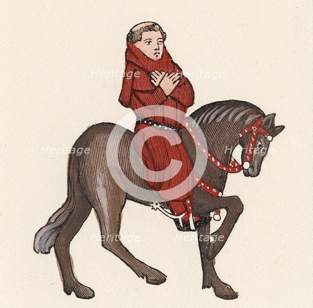 'The Parson', from Geoffrey Chaucer's Canterbury Tales. Artist: Unknown