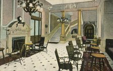'The Lounge, Abercorn Rooms, Liverpool Street Hotel', c1907. Creator: Unknown.