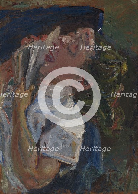 La liseuse endormie. Madeleine Castaing, ca 1937.