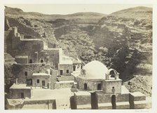 Convent of Mar-Saba, Near Jerusalem, 1857. Creator: Francis Frith.