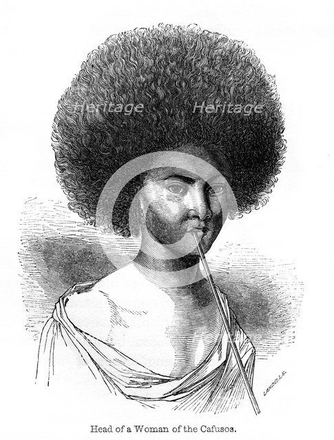 'Head of a Woman of the Cafusos', 1848.Artist: Ebenezer Landells