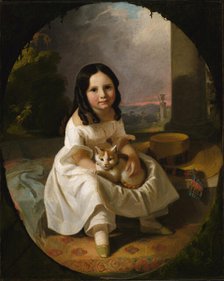 Mary Elizabeth Francis, the Artist's Daughter, ca. 1840. Creator: John F. Francis.