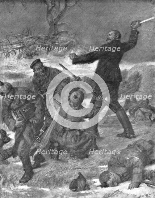 ''Nos cavaliers a Pied; un beau sabreur', 1914 Creator: Lucien Jonas.