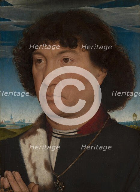 Portrait of a Man, possibly from the Lespinette Family. Creator: Hans Memling.