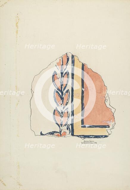 Wall Painting, 1936. Creator: Dayton Brown.