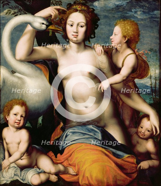 Leda and the Swan, Mid of 16th century.