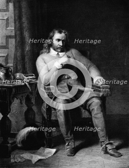 'Cromwell Resolving to Refuse the Crown', c1858, (1911). Artist: Charles Lucy.