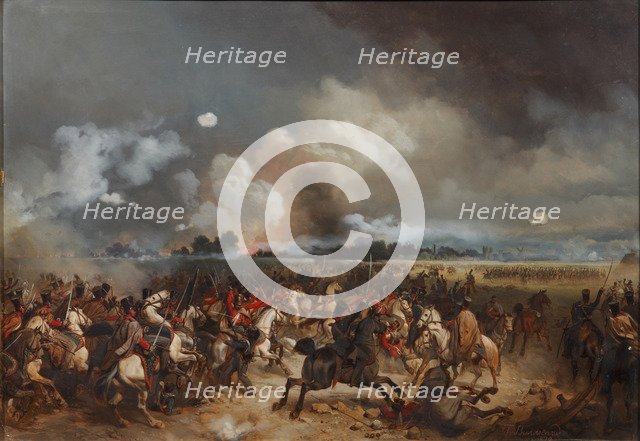 The hussars on the attack during the storming of Warsaw on September 1831, 1872.