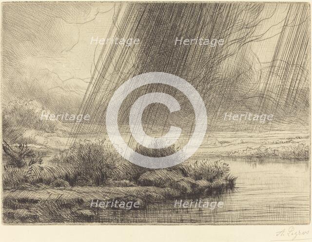 Storm (Un orage). Creator: Alphonse Legros.