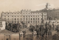 Palace of the Dukes of Alba and Berwick, Liria Palace, building 18th century, destroyed in the Sp…