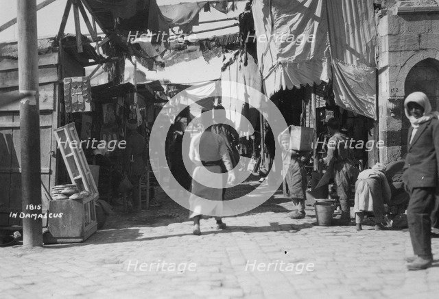 Street scene, Damascus, Syria, c1920s-c1930s(?). Artist: Unknown