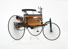 1885 Benz 3 wheeler scale model. Creator: Unknown.