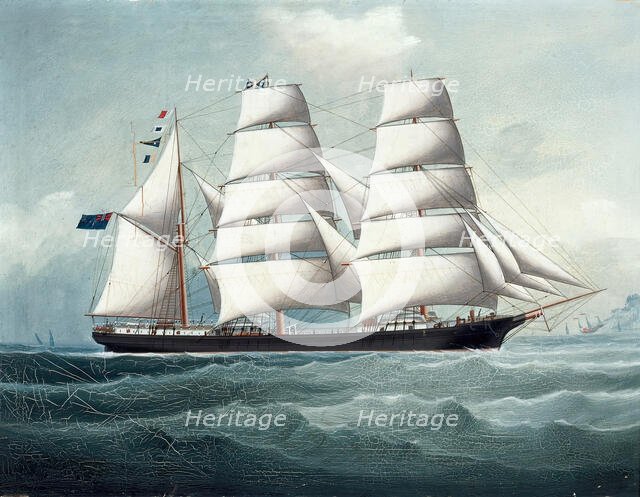 Barque Orient, (c1886). Creator: Unknown.