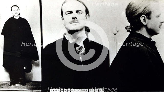 A police photograph of Geoffrey Wladislas Vaile Potocki de Montalk, c1932. Creator: Unknown.