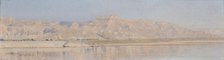 The Nile - Luxor (Mountains of Thebes), 1891. Creator: Henry Brokman.