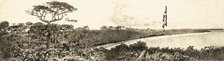 View from Ruins of Takoradi Fort looking Northward over Takoradi small bay and route..., 1920. Creator: Unknown.
