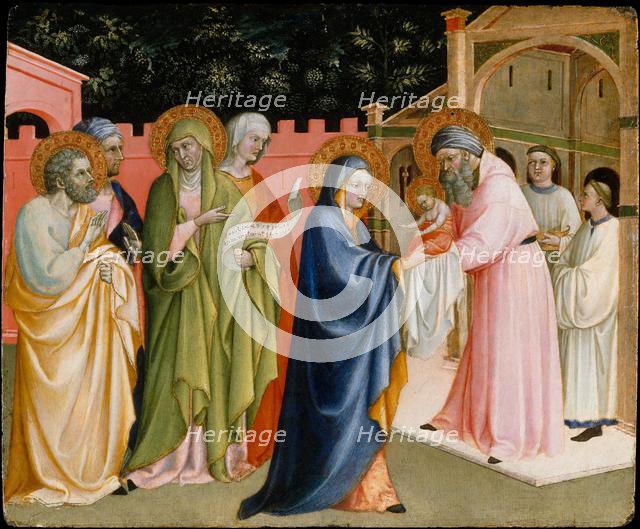The Presentation in the Temple, probably ca. 1430. Creator: Alvaro Pirez.