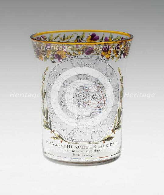 Beaker, Germany, 1813. Creator: Samuel Mohn.