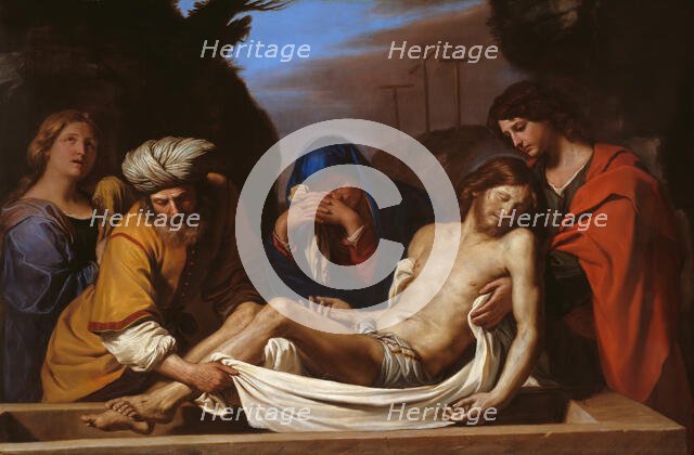 The Entombment, c. 1656. Creator: Guercino.
