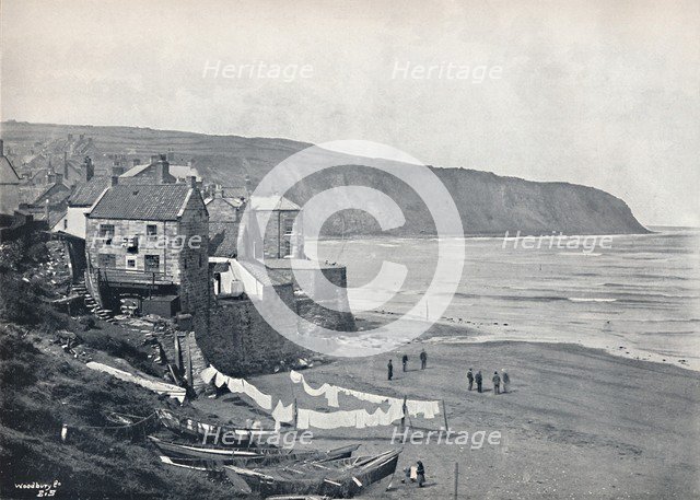 'Robin Hood's Bay - The Village and Bay', 1895. Artist: Unknown.