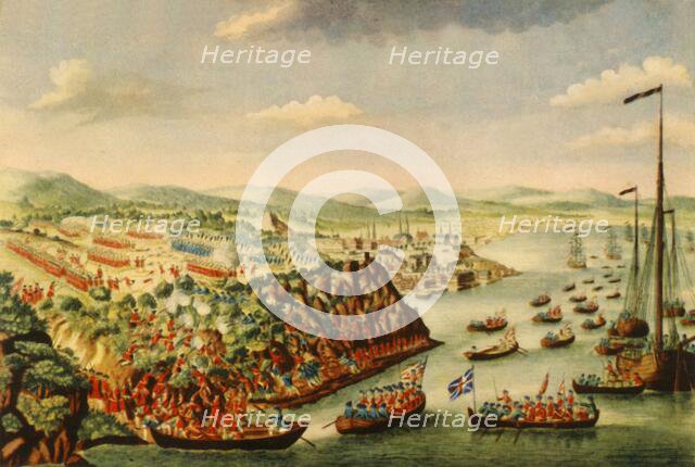 'A View of the Taking of Quebec, September 13th 1759', (1941).  Creator: Unknown.