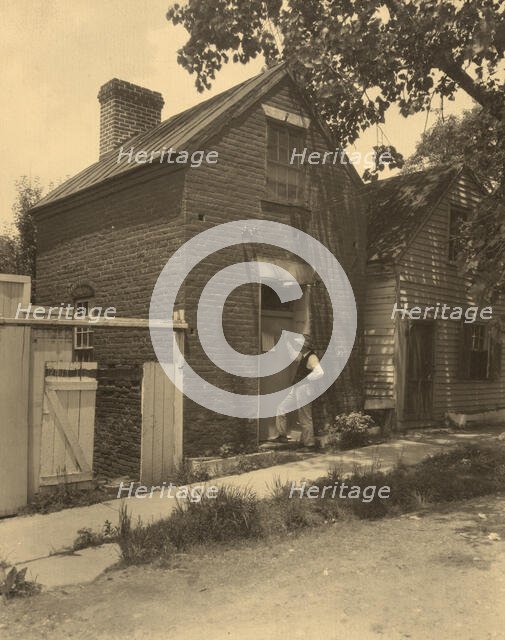 Courthouse of township Scott's Hill, Falmouth, between 1925 and 1929. Creator: Frances Benjamin Johnston.