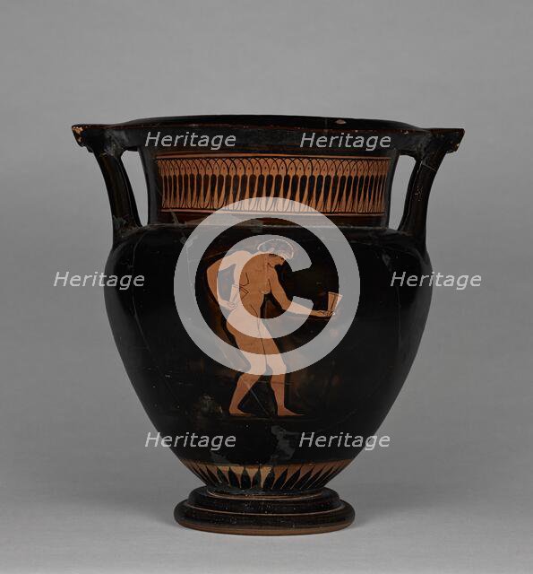 Attic Red-Figure Column Krater, about 490 BC. Creator: Myson.