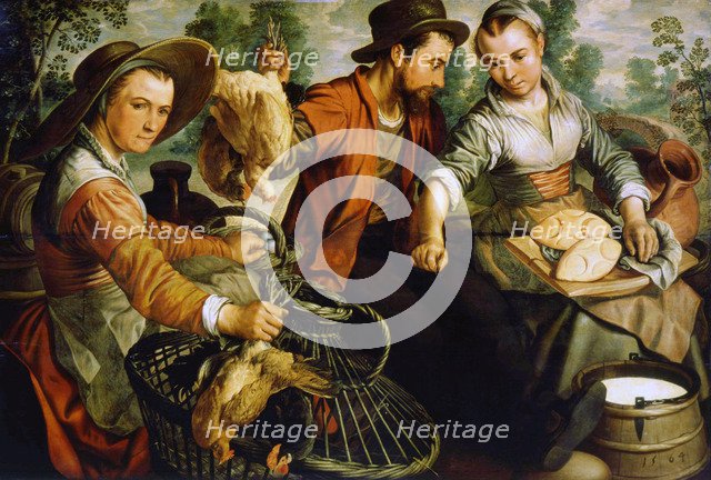 'At the Market', 1564.  Artist: Joachim Beuckelaer