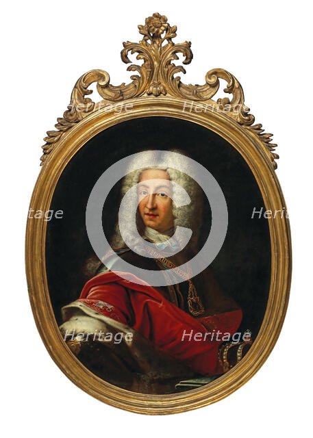 Portrait of Victor Amadeus II (1666-1732), King of Sardinia and Duke of Savoy. Creator: Clementi, Maria Giovanna, (La Clementina) (1692-1761).