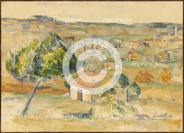Plaine provençale (Plain in the Provence), 1883-1885. Creator: Cézanne, Paul (1839-1906).