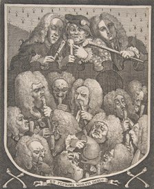 The Company of Undertakers, 1736., 1736. Creator: William Hogarth.