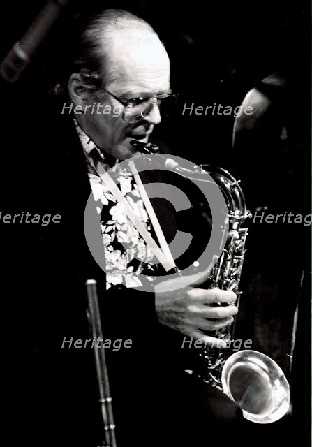 John Dankworth, Ronnie Scott's, London.  Artist: Brian O'Connor