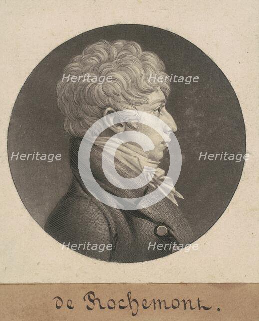 de Rochemont, 1806. Creator: Charles Balthazar Julien Févret de Saint-Mémin.