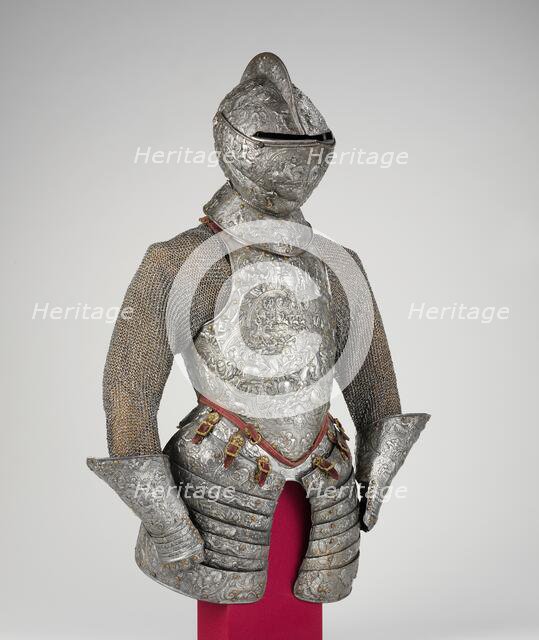 Portions of a Ceremonial armour, French, ca. 1575-80. Creator: Unknown.