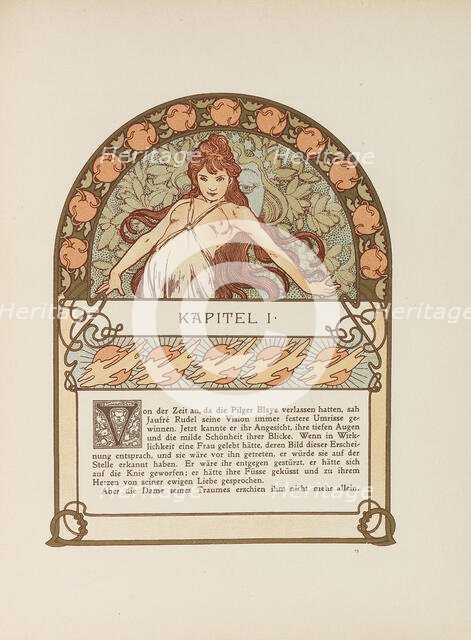 Ilsée, Princesse de Tripoli by Robert de Flers, c. 1900. Creator: Mucha, Alfons Marie (1860-1939).