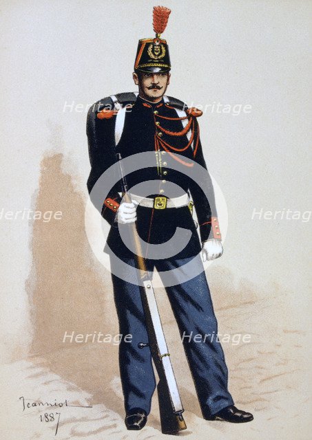 Republican Guard, 1871 (1887). Artist: A Lemercier