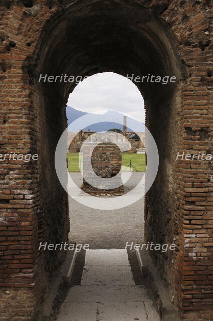 Ruins, Pompeii, Italy, 2009.  Creator: LTL.