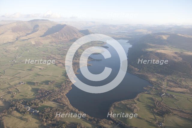 Bassenthwaite Lake and Skiddaw, from the north-west, Cumbria, 2015. Creator: Historic England.