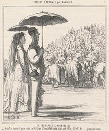 Les vendanges a Argenteuil, 19th century. Creator: Honore Daumier.