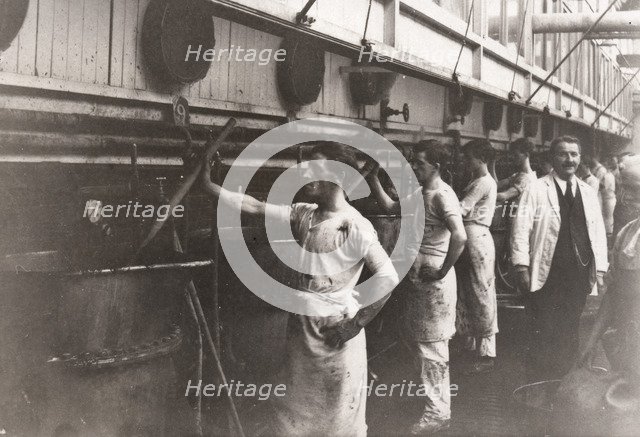 Gum boiling room, Rowntree factory, York, Yorkshire, 1930. Artist: Unknown
