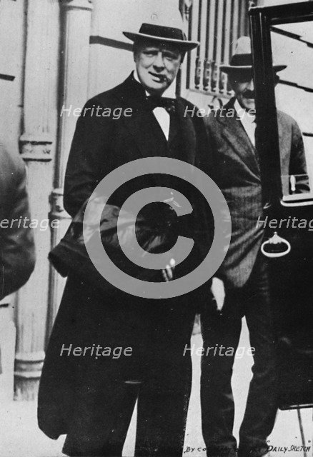 'Mr. Churchill went to the Peace Conference in Paris', 1919, (1945) Artist: Unknown.