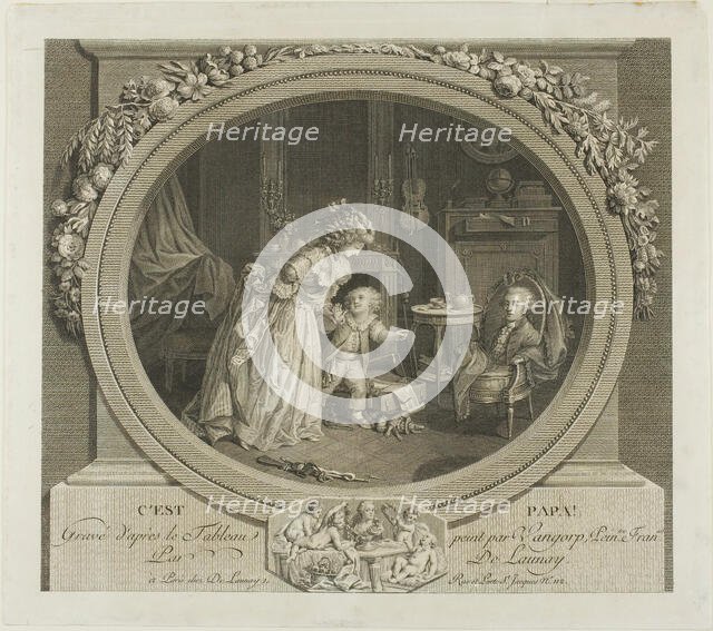 It's papa!, n.d. Creators: Nicolas Delaunay, Robert de Launay.