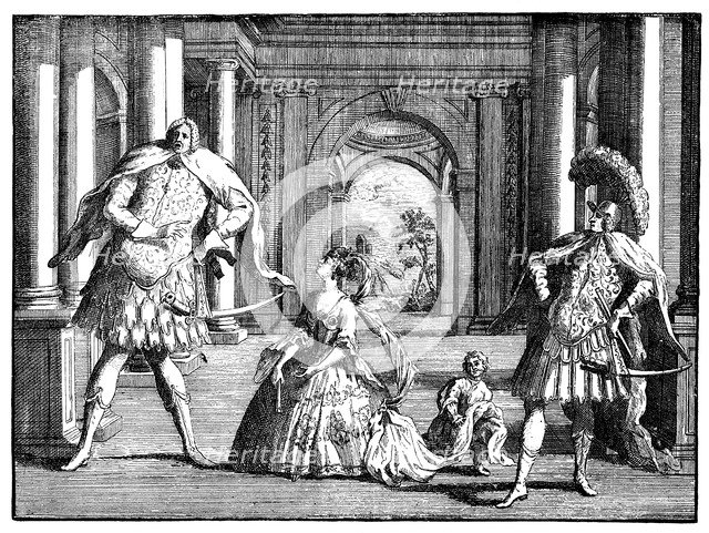 'Berenstat, Cuzzoni and Senesino' c1725.Artist: William Hogarth