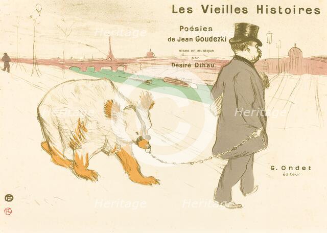 Les Vielles Histoires (cover/frontispiece), 1893. Creator: Henri de Toulouse-Lautrec.
