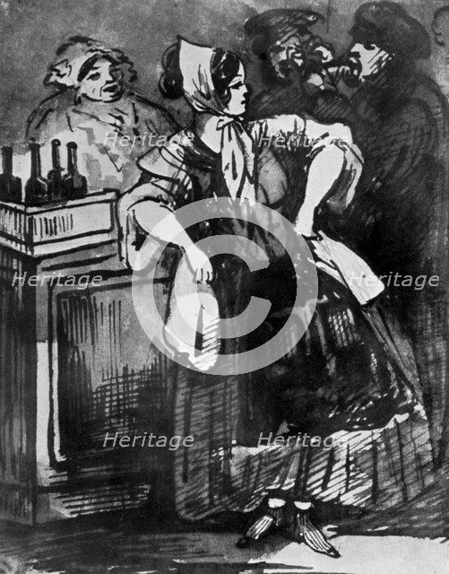 'Le Comptoir', 19th century, (1930).Artist: Constantin Guys