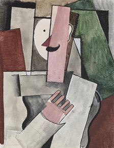 Soldier With A Mustache, 1918. Creator: La Fresnaye, Roger de (1885-1925).