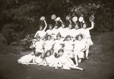 Girls Greek dancing class, 1929. Artist: Unknown