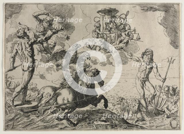 The "Quos Ego". Creator: Simone Cantarini (Italian, 1612-1648).