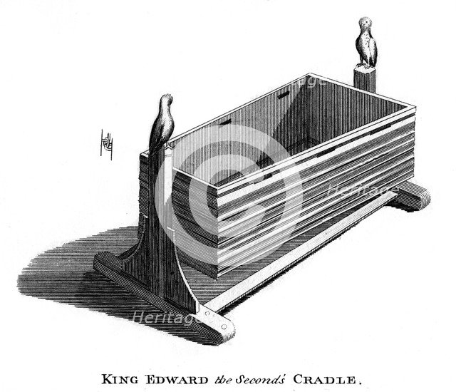 King Edward II's cradle. Artist: Unknown