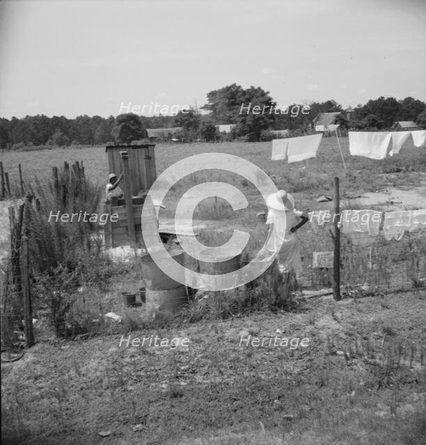 Turpentine worker's camp, Georgia, 1937. Creator: Dorothea Lange.